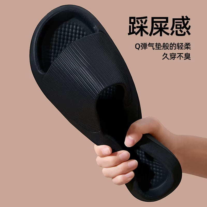Women Summer Slippers Men Home Shoes Household Indoor Bathroom Bathing Couple EVA Slippers Sandals Slippers Anti-Slip Anti-Odor