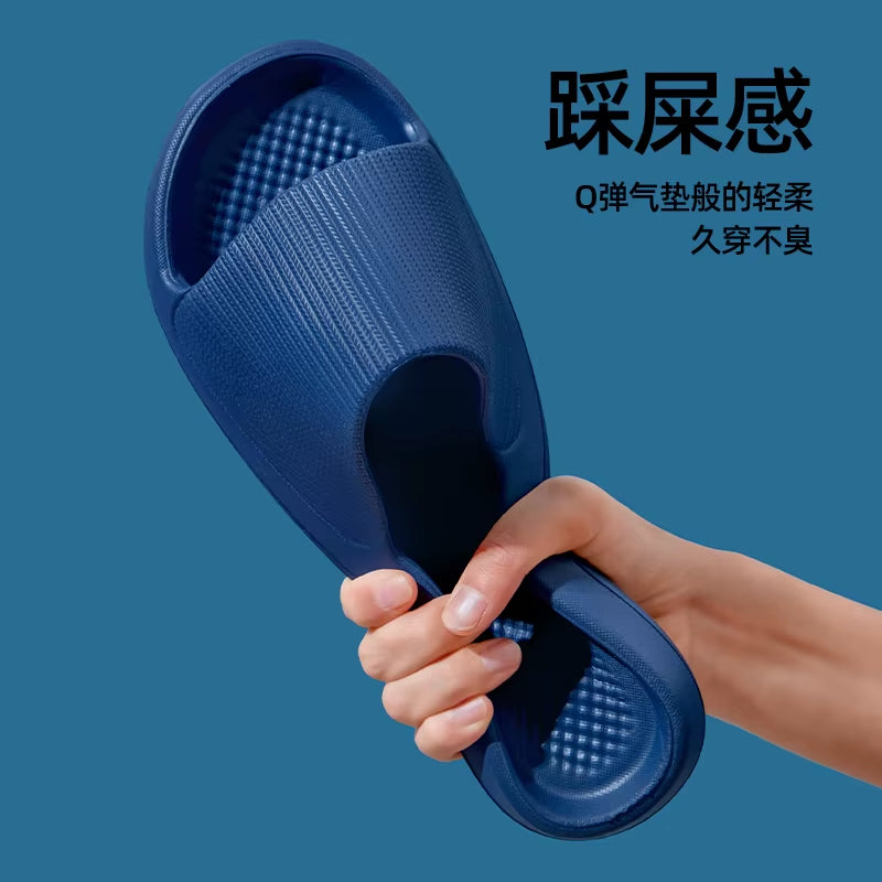 Women Summer Slippers Men Home Shoes Household Indoor Bathroom Bathing Couple EVA Slippers Sandals Slippers Anti-Slip Anti-Odor